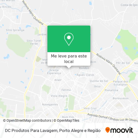 DC Produtos Para Lavagem mapa