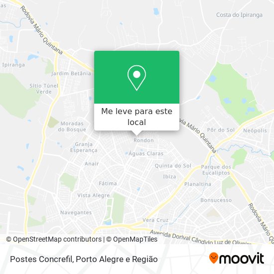 Postes Concrefil mapa