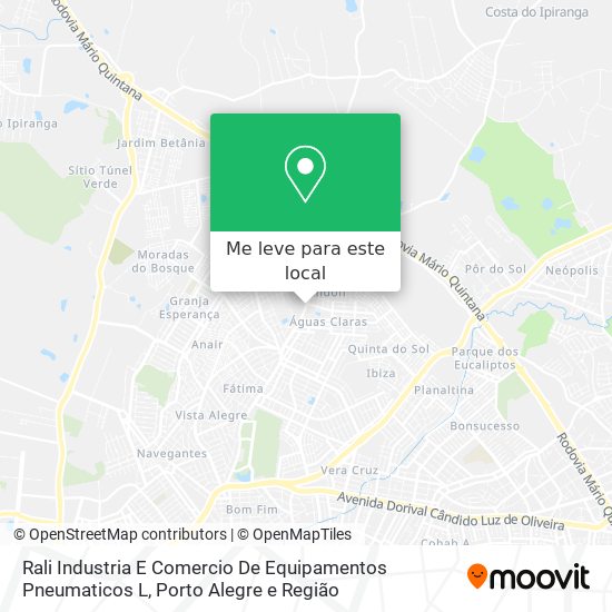 Rali Industria E Comercio De Equipamentos Pneumaticos L mapa