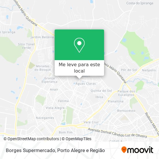 Borges Supermercado mapa