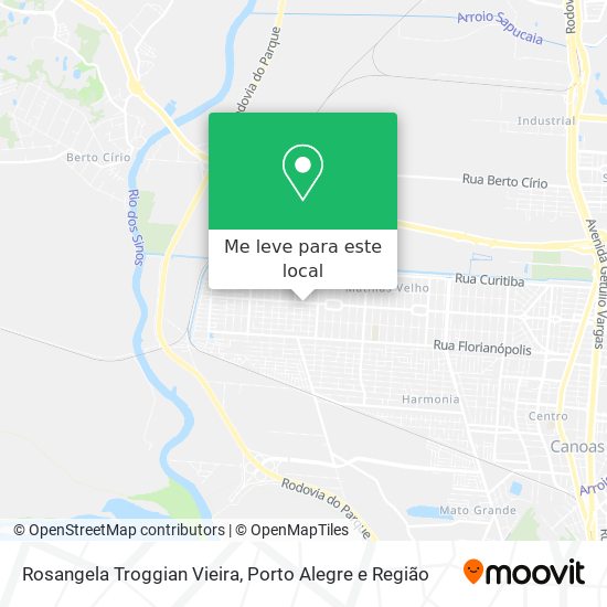 Rosangela Troggian Vieira mapa