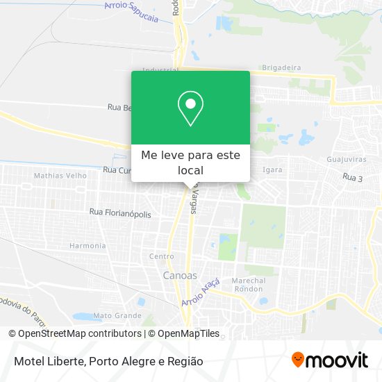 Motel Liberte mapa