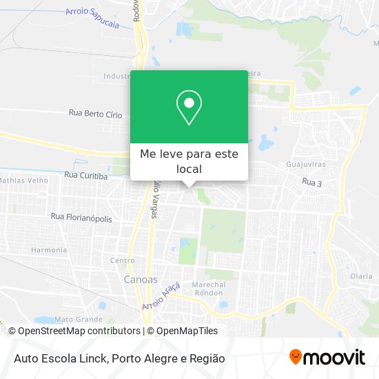 Auto Escola Linck mapa