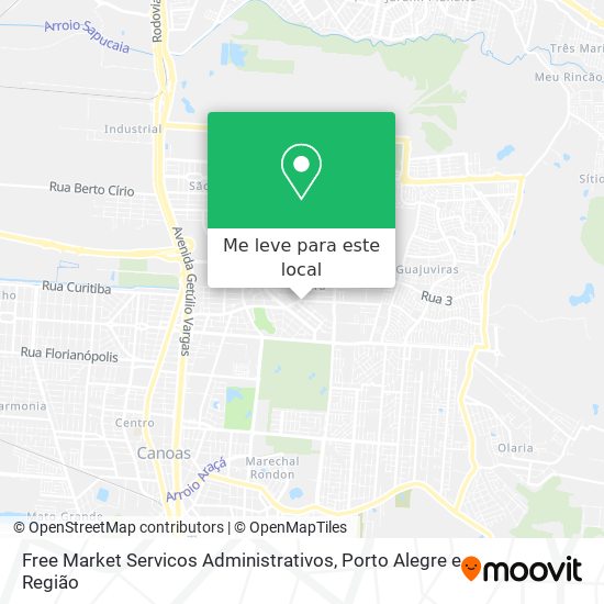 Free Market Servicos Administrativos mapa