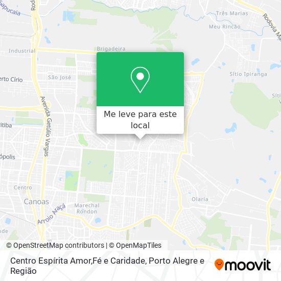 Centro Espírita Amor,Fé e Caridade mapa