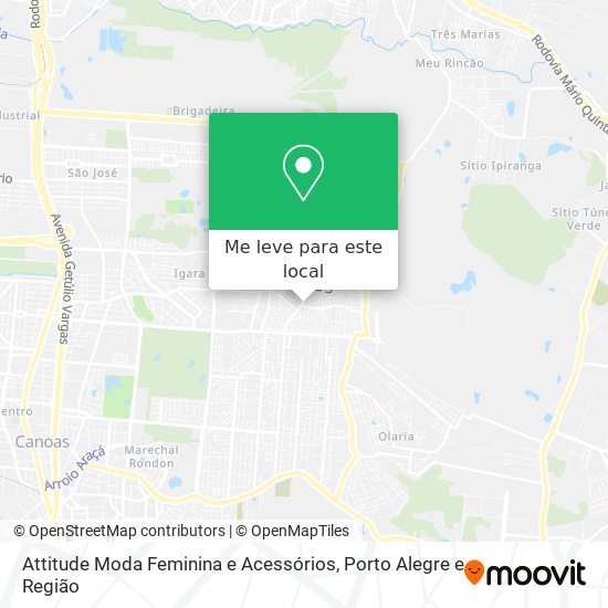 Attitude Moda Feminina e Acessórios mapa