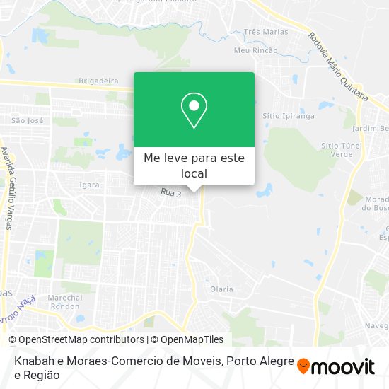 Knabah e Moraes-Comercio de Moveis mapa