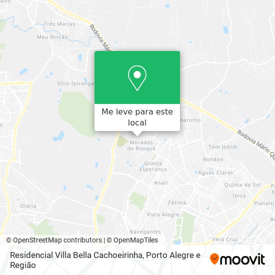 Residencial Villa Bella Cachoeirinha mapa