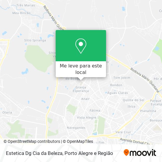 Estetica Dg Cia da Beleza mapa