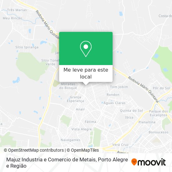 Majuz Industria e Comercio de Metais mapa