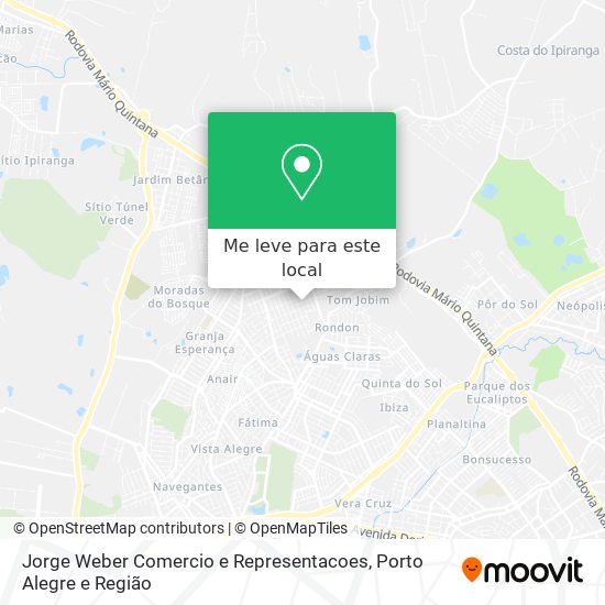 Jorge Weber Comercio e Representacoes mapa