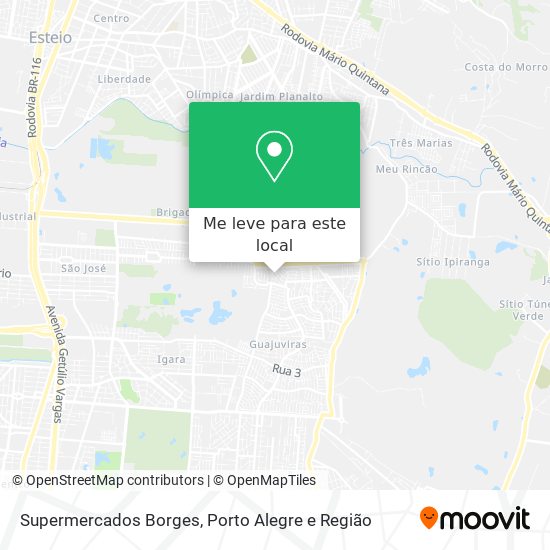 Supermercados Borges mapa