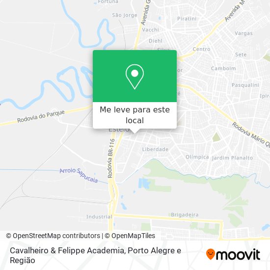 Cavalheiro & Felippe Academia mapa