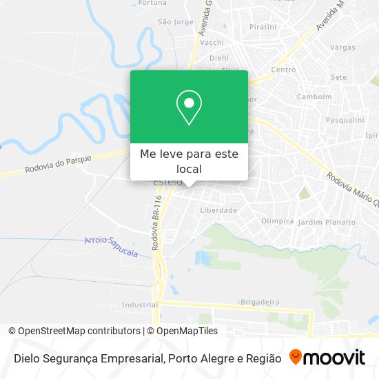 Dielo Segurança Empresarial mapa