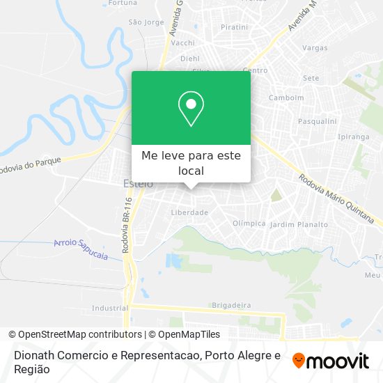 Dionath Comercio e Representacao mapa