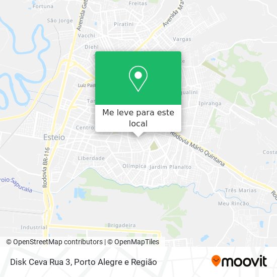 Disk Ceva Rua 3 mapa