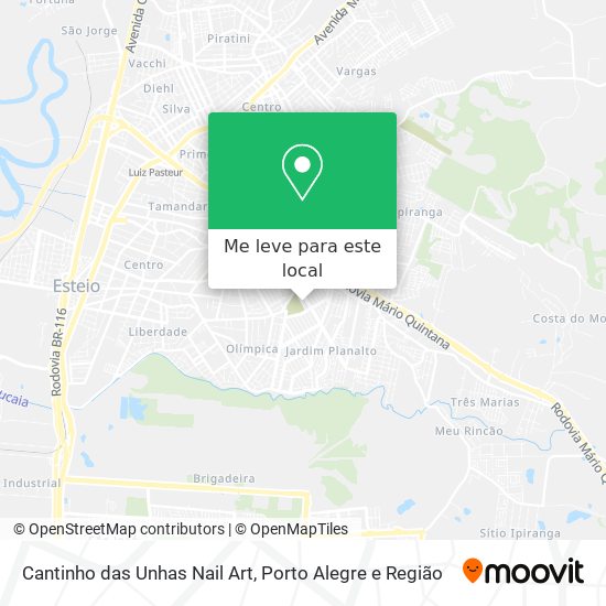 Cantinho das Unhas Nail Art mapa