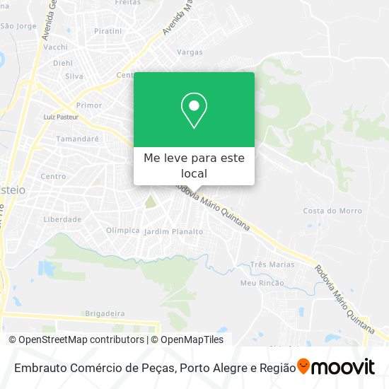 Embrauto Comércio de Peças mapa