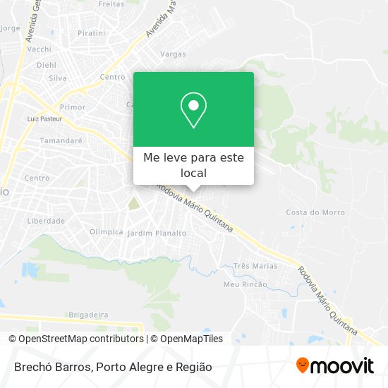 Brechó Barros mapa