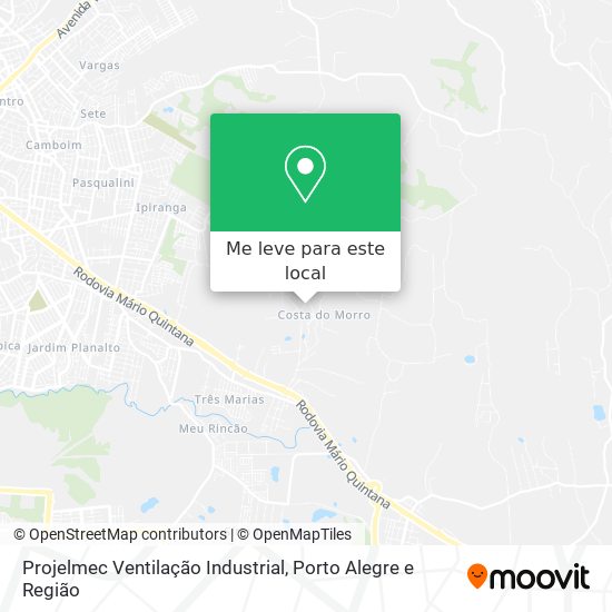 Projelmec Ventilação Industrial mapa