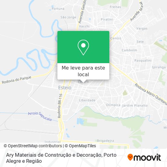 Ary Materiais de Construção e Decoração mapa