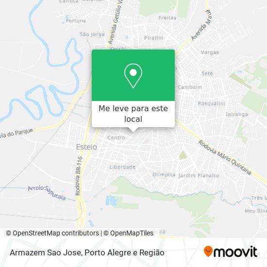 Armazem Sao Jose mapa