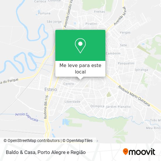 Baldo & Casa mapa