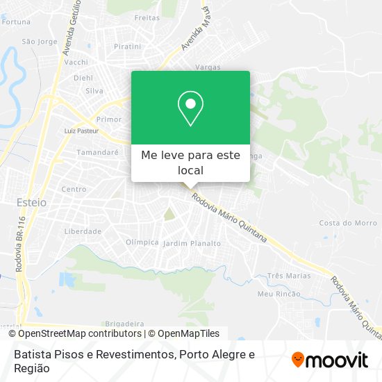 Batista Pisos e Revestimentos mapa