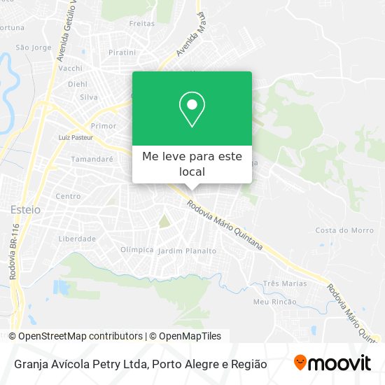 Granja Avícola Petry Ltda mapa
