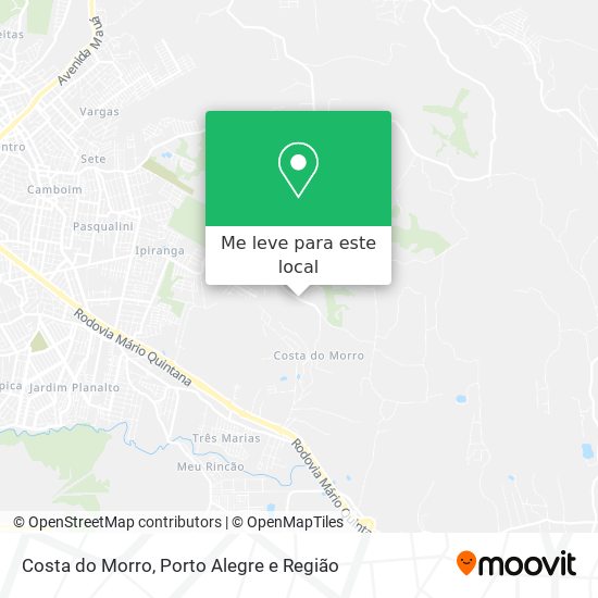 Costa do Morro mapa
