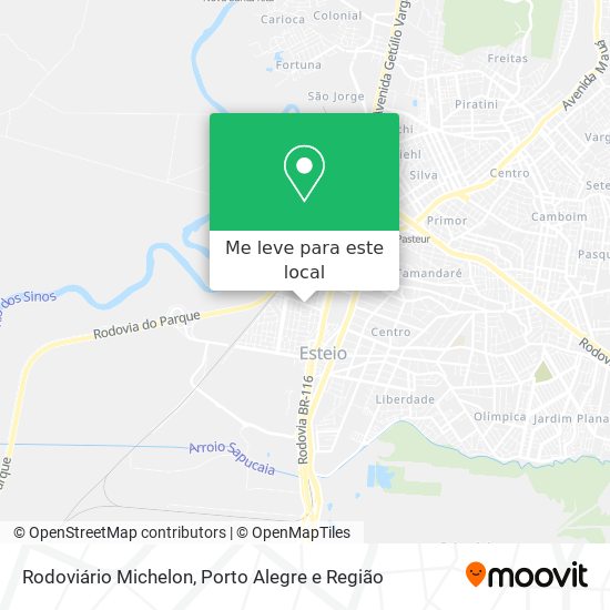 Rodoviário Michelon mapa