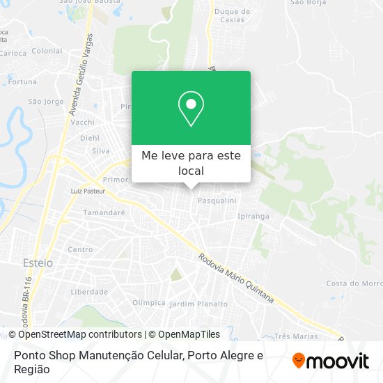 Ponto Shop Manutenção Celular mapa