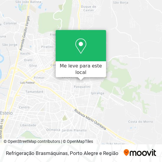 Refrigeração Brasmáquinas mapa