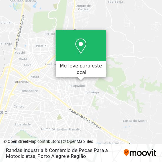 Randas Industria & Comercio de Pecas Para a Motocicletas mapa