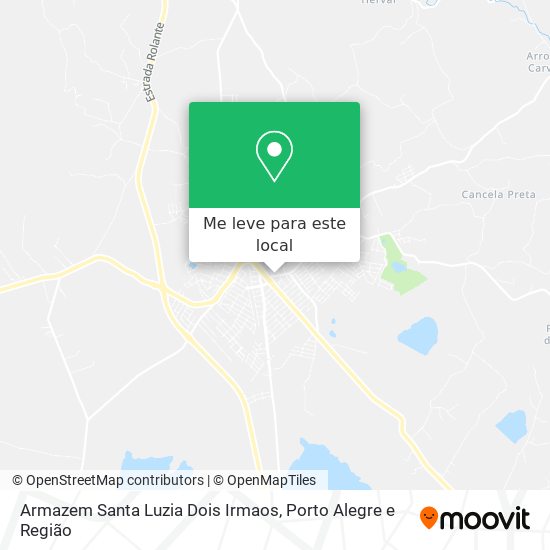Armazem Santa Luzia Dois Irmaos mapa