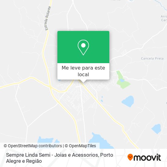 Sempre Linda Semi - Joias e Acessorios mapa