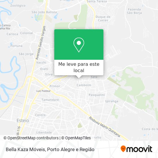 Bella Kaza Móveis mapa