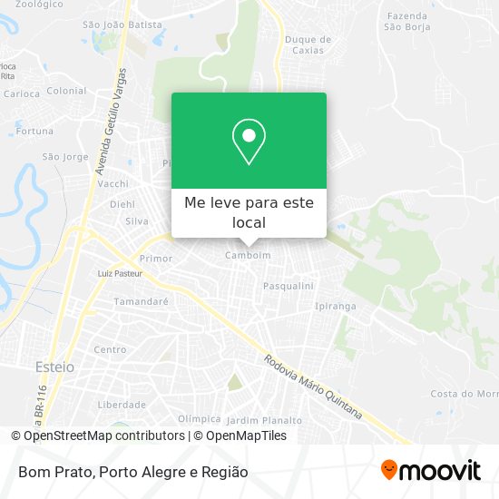Bom Prato mapa