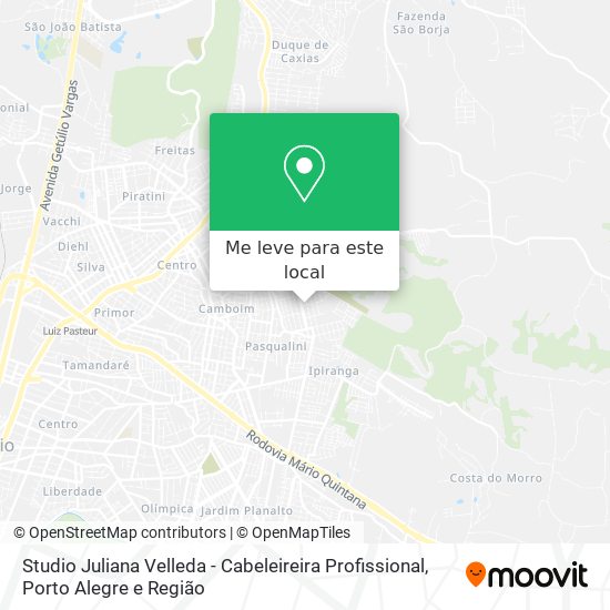 Studio Juliana Velleda - Cabeleireira Profissional mapa