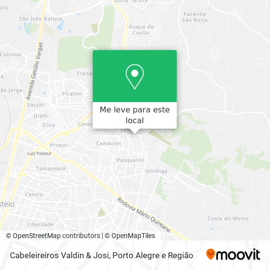 Cabeleireiros Valdin & Josi mapa