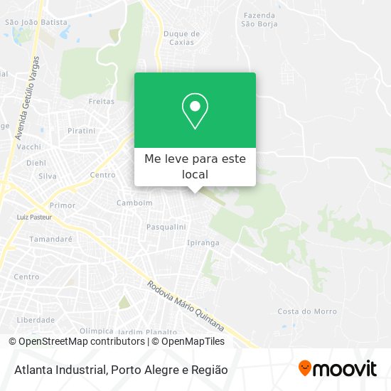 Atlanta Industrial mapa