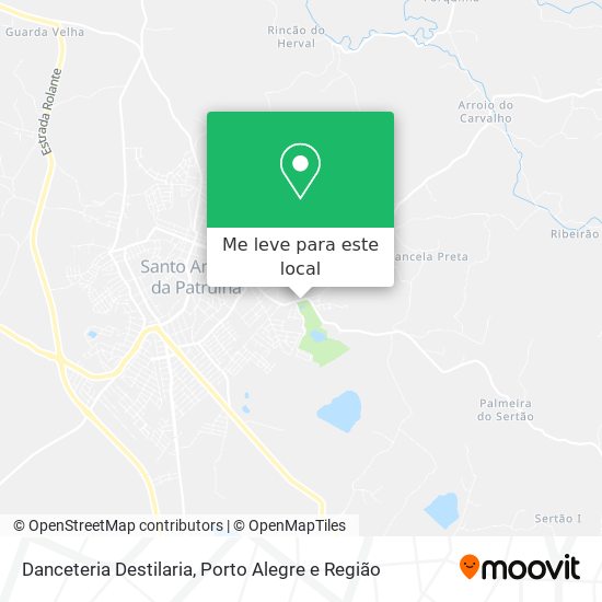 Danceteria Destilaria mapa