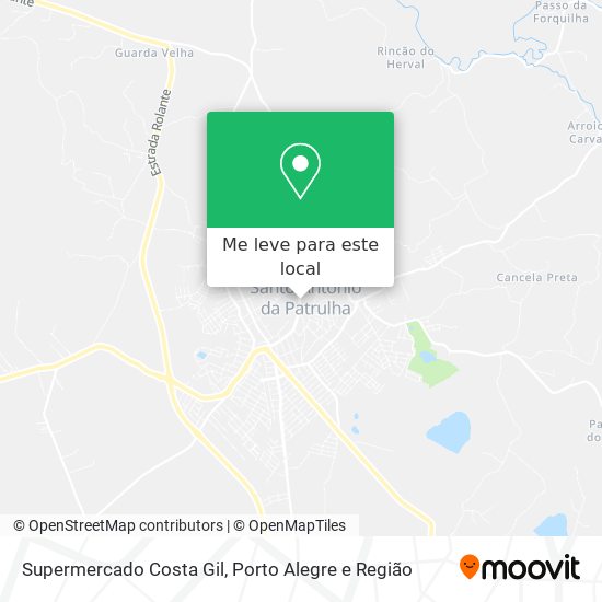 Supermercado Costa Gil mapa