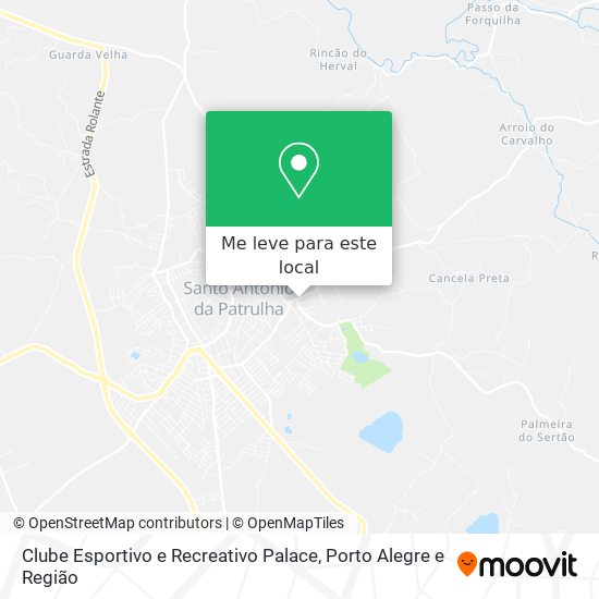 Clube Esportivo e Recreativo Palace mapa