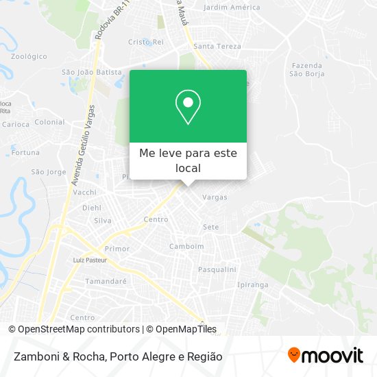 Zamboni & Rocha mapa