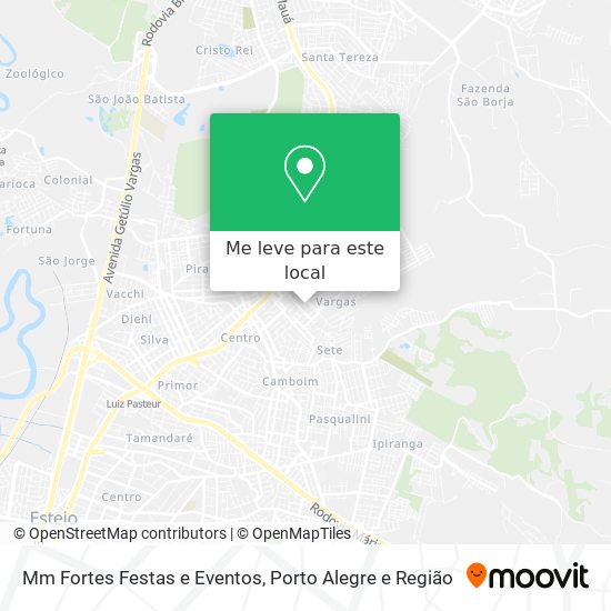 Mm Fortes Festas e Eventos mapa