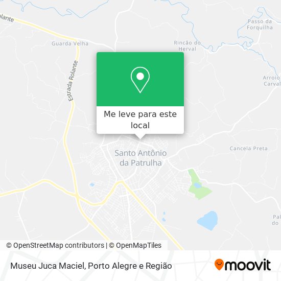 Museu Juca Maciel mapa