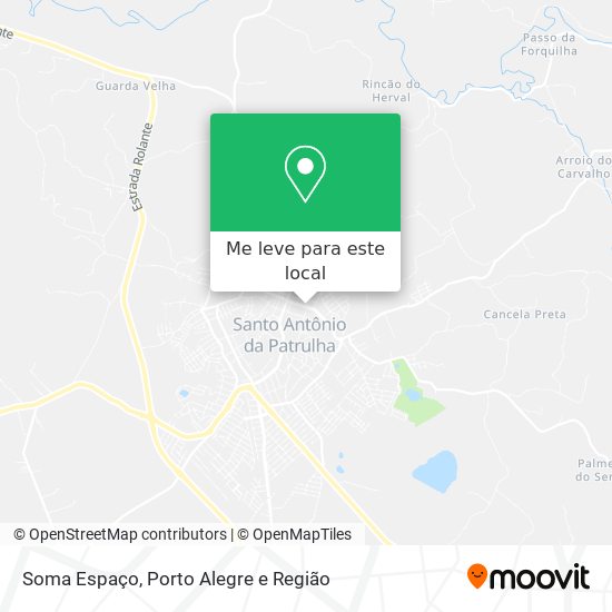 Soma Espaço mapa