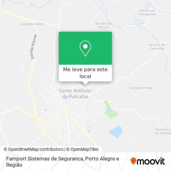 Famport Sistemas de Seguranca mapa