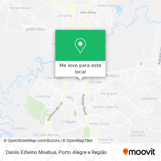 Danilo Edwino Moebus mapa